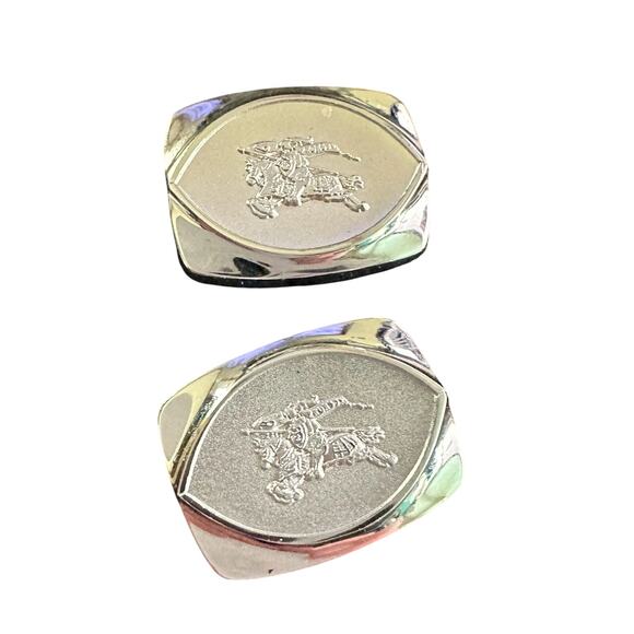 Burberry Equestrian Knight Logo Cufflinks - Picture 1 of 11